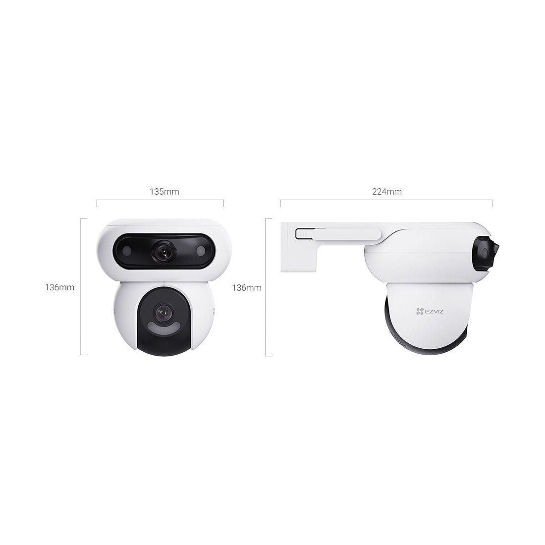 EZVIZ H90 Dual Lens Outdoor WiFi Camera, 2K+ and 2K+, view 5