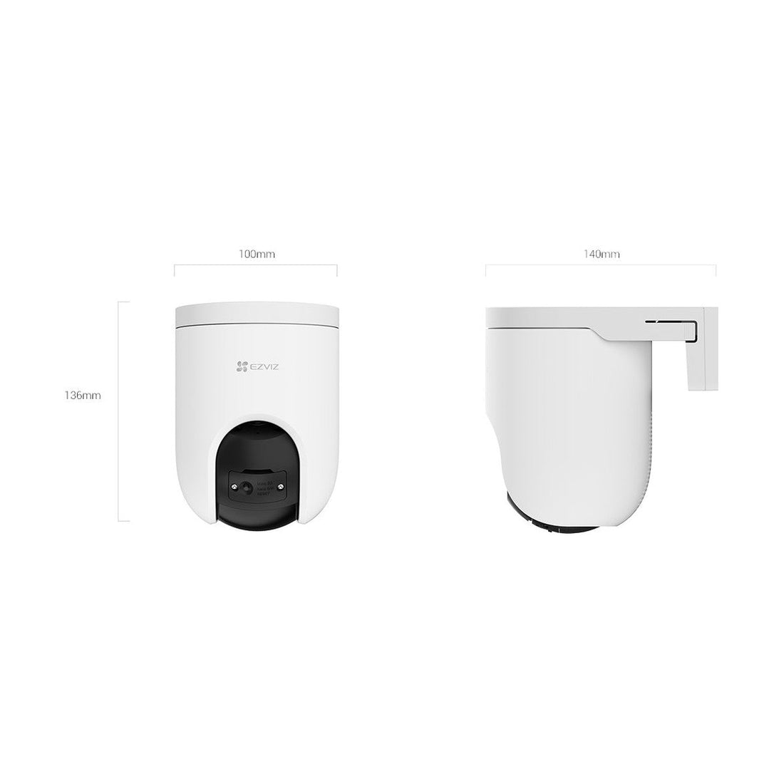 EZVIZ H8c PoE 2K Outdoor Pan & Tilt Camera, view 2